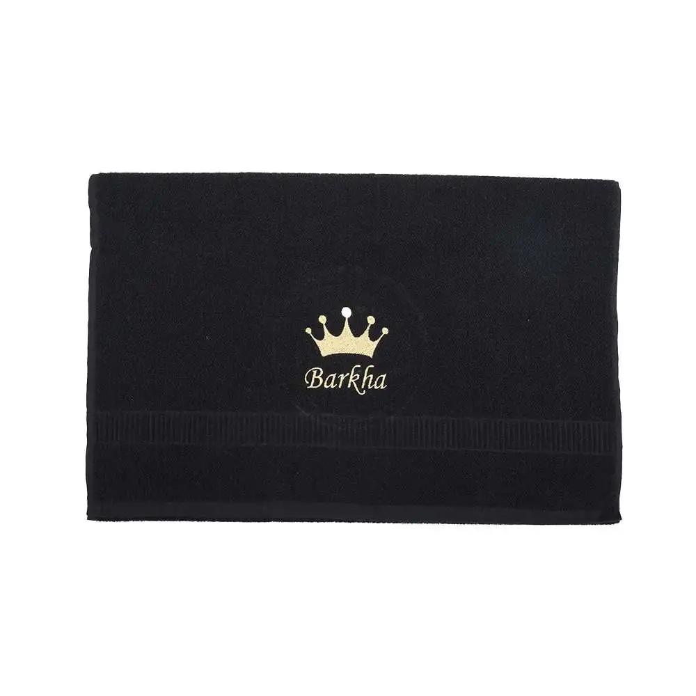 Personalized Towel with Queen Crown